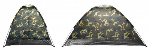 Cort 2 persoane Cattara Army, 200x120x100cm PU2000mm - TT13352 - Img 2