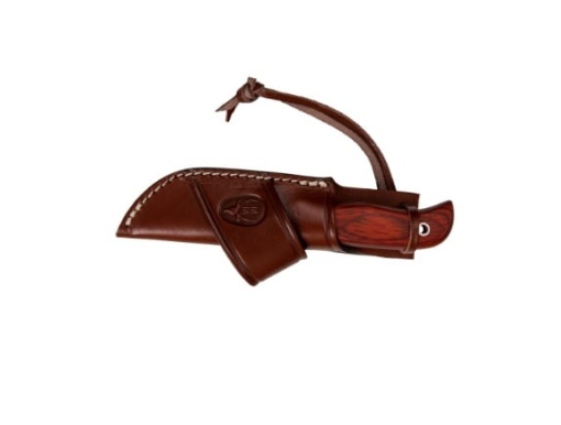 Cutit Outdoor Muela MUSTANG-8R,maner lemn presat coral, lama 8 cm - Img 3