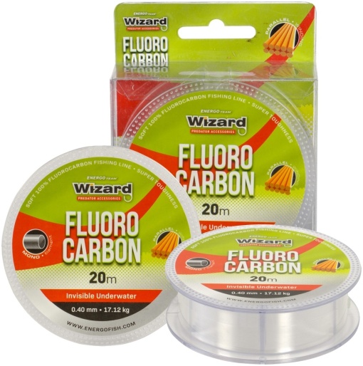 Fir Fluorocarbon EnergoTeam Wizard Fluorocarbon Transparent, 20m