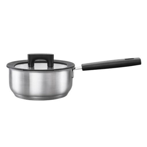 FISKARS Cratita cu capac, din otel inoxidabil, fara acoperire antiaderenta, Fiskars Hard Face, 1.8 l, 18 cm - 1052239 - Img 2