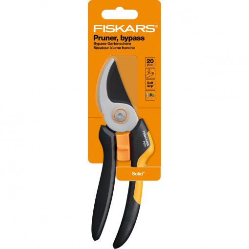 Foarfeca pentru gradina pas cu pas Fiskars Solid (P321) - Img 3