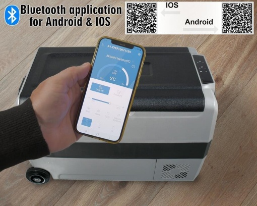 Frigider auto cu compresor DUAL 45l 230/24/12V -18°C APP - TT07087 - Img 3