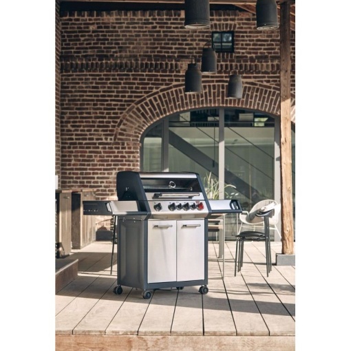 Gratar pe gaz, 4 arzatoare inox, arzator infrarosu, grile fonta, Enders Monroe Pro 4 SIK Turbo - 837833 - Img 18