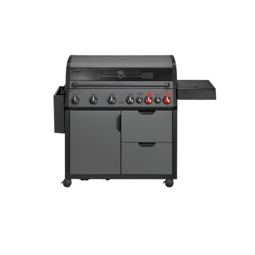 Gratar pe gaz, 6 arzatoare inox, arzator infrarosu, grile fonta, Enders Hyde 6 SIKR Turbo II - 804433 - Img 4