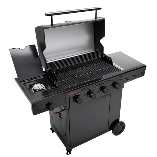 Gratar pe gaz Char-Broil Essential 4 G cu 4 arzatoare, grile din fonta, TRU-Infrared - 140235 - Img 7