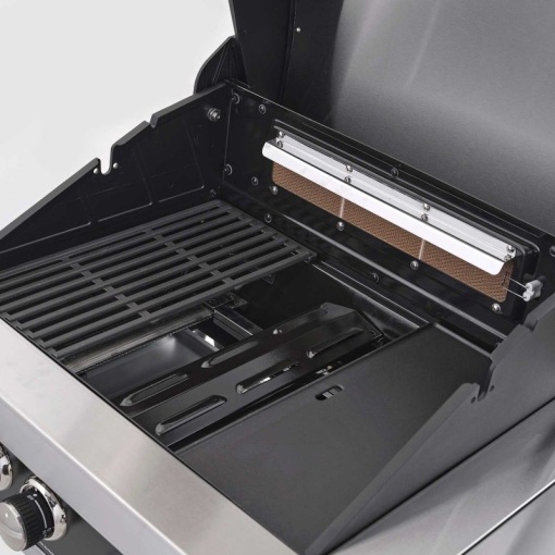 Gratar pe gaz cu 3 arzatoare din inox Grandhall Premium GT3 si arzator lateral sear burner - K03000281A, incastrabil - Img 11