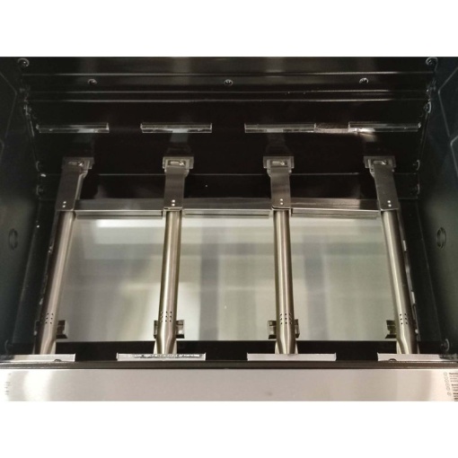 Gratar pe gaz cu 4 arzatoare din inox, incastrabil, gratare din fonta, Grandhall Grandpro Premium GT4 - K04000386A - Img 7