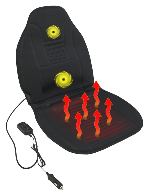 Husa auto cu incalzire si ventilatie Compass Twin, 12V - Img 2