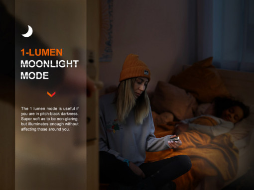 Lanternă EDC 1200 Lumeni 146 metri Fenix E18R V2.0 - ADV-461-001 - Img 4