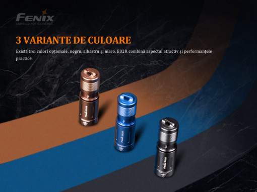 Lanterna EDC Fenix E02R - EDC - 200 lumeni - 49 metri 2