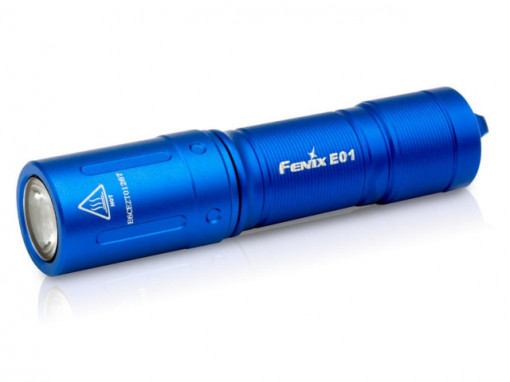 Lanterna Fenix E01 V2.0 - 100 Lumeni - 35 Metri - Albastru - ADV-427-005