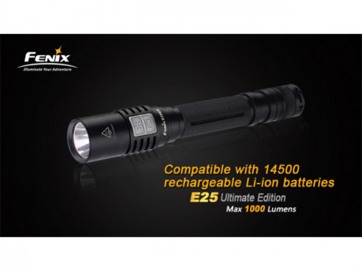 Lanterna Fenix E25 - Ultimate Edition - 1000 Lumeni  200 Metri baterii