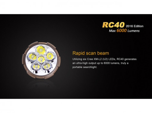 Lanterna Fenix RC40 - 6000 Lumeni - 730 Metri - Editie 2016 3
