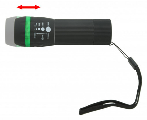 Lanterna LED 50lm Zoom Cattara TT13160 - Img 3