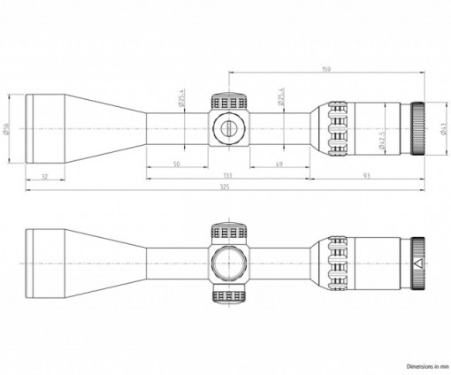 Luneta de arma pentru vanatoare Kahles Helia 3 3-10x50i 4-Dot - 10584 4