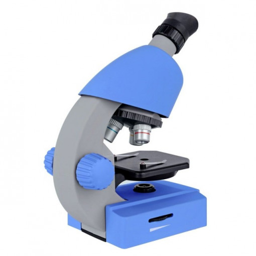 Microscop optic Bresser Junior 40x-640x albastru - 8851300WXH000 2