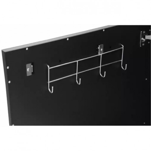Modul bucatarie de exterior cu 3 usi, spatii depozitare si blat de lucru din inox Cozze negru 180 x 60 x 90 cm 90528 6