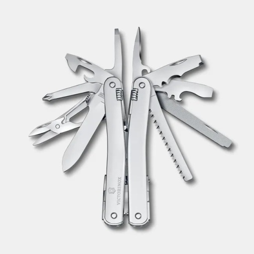 Multifunctional Victorinox Swiss Tool Spirit MX Teaca Nylon, 105 mm, argintiu 3.0224.MN - Img 2