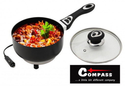 Oala electrica cu alimentare la bricheta 12V pentru incalzit mancarea 1.9L Compass - Img 6
