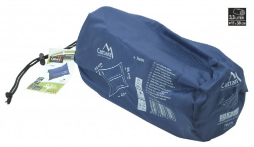 Perna autogonflabila 42x28x12cm Cattara - albastra - TT13319 - Img 4