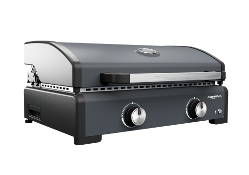 Plancha pe gaz Campingaz Sigma 2 Cook, 2 arzatoare, 6kw, fonta emailata, aprindere electronica - 2217204 - Img 4
