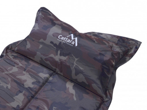 Saltea cu perna Cattara Navy, autoumflare, 183x58x2.5cm - TT13322 - Img 3
