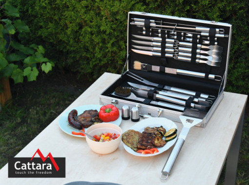 Set 30 ustensile pentru gratar Cattara TT13104 - Img 5