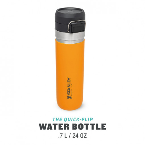 Sticla Apa Stanley The Quick Flip Water Bottle Saffron 0.7L - 10-09149-032