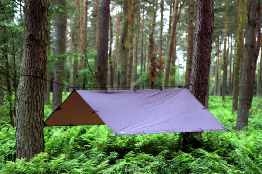 Tenda 3×3 Prelata Coyote Brown - 0610370597156 montat