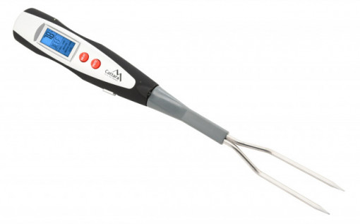 Termometru digital cu furculita si lanterna pentru gratar Cattara TT13087