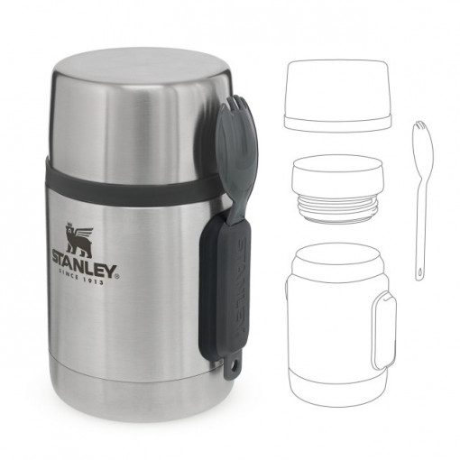 Termos pentru mancare Stanley The Stainless Steel All-in-One Food Jar 0.53L - 10-01287-032 5