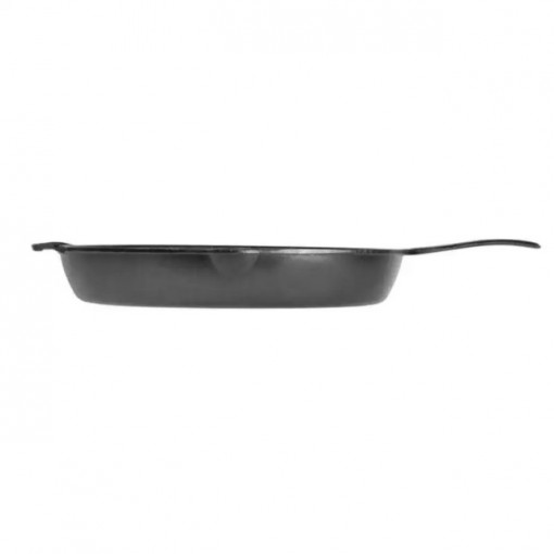 Tigaie adanca rotunda din fonta cu maner Lodge Blacklock triplu asezonata  37 cm L-BL10SK 2