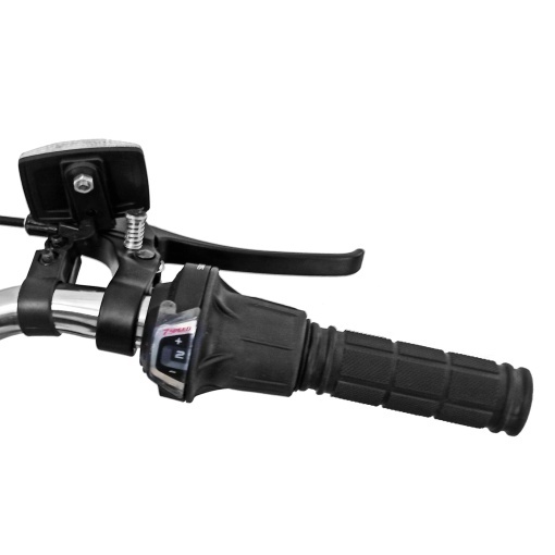 Tricicletă 24" pentru adulți BR CYCLES Pro2008-VB, cadru oțel 16", 7 viteze, frâne V-Brake/tambur, negru - Img 14