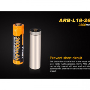 Acumulator Fenix 18650 - 2600mAh  - ARB-L 18-2600 3