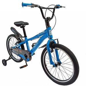 Bicicletă copii BR Neptune 20", cadru oțel, albastru, varsta 7 - 10 ani - Img 2