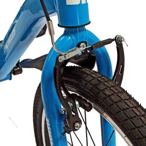 Bicicletă copii BR Neptune 20", cadru oțel, albastru, varsta 7 - 10 ani - Img 12