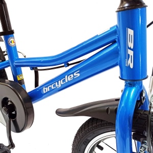 Bicicletă copii BR Neptune Kids 16", cadru oțel, albastru, varsta 4 - 6 ani - Img 5