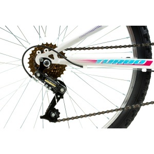 Bicicleta Copii DHS Turbo - 24 Inch, Alb - Img 5