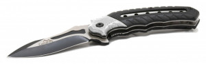 Briceag Cobra Cattara lama 9.5cm argintiu/negru TT13258 - Img 2