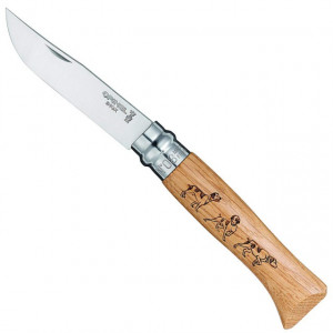 Briceag Opinel N°08 Animalia Caine lama 8.5cm - 001622