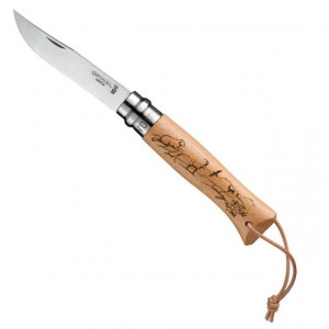Briceag Opinel N°08 Animalia Marmota lama 8.5cm - 001641