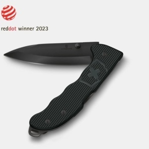 Briceag Victorinox Evoke BS Alox One Hand,136 mm, Black 0.9415.DS23