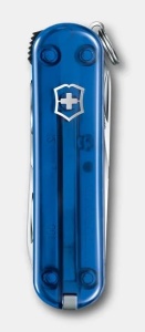 Briceag Victorinox Nail Clip 580,65 mm, albastru transparent 0.6463.T2 - Img 2