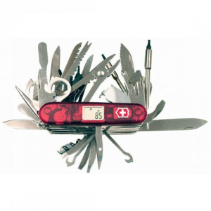 Briceag Victorinox SwissChamp XAVT, rosu transparent - 1.6795.XAVT unelte