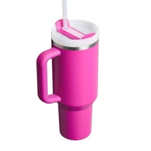 Cana termoizolanta Stanley The Quencher H2.O FlowState Tumbler 1.18L, Violet Blossom 2.0 - 10-13230-064 - Img 2