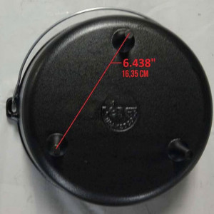 Ceaun din fonta cu capac - cuptor olandez Lodge 30,2 cm 5,7 litri - L-12CO3 2