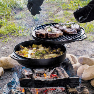 Ceaun din fonta multifunctional Lodge Cook-It-All 35,5 cm 6,5 litri L-14CIA 5