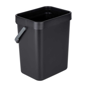 Cos de gunoi cu maner Tago 5 litri Wenko Black Outdoor Kitchen - 55027100 - Img 4