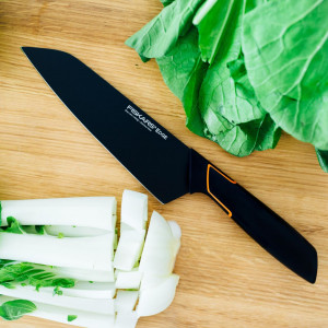 Cutit Santoku Fiskars Edge, 17 cm, otel inoxidabil - Img 2