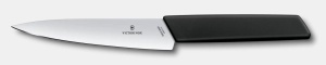 Cutit Victorinox Swiss Modern Chef Knife, lama 15cm, Black 6.9013.15B